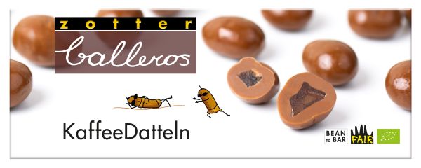 Zotter Balleros KaffeeDatteln, 100g